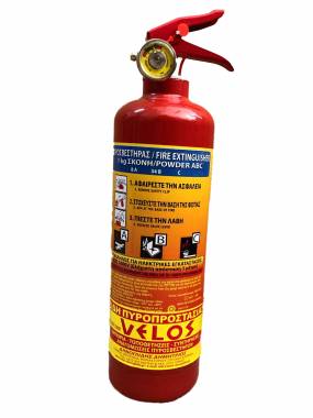 Πυροσβεστήρας φορητός ξ.σκόνης ABC40% 1 kg